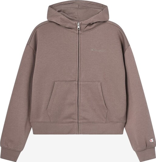 Champion   Hettegenser Full Zip Hoodie Sweatshirt   Brun