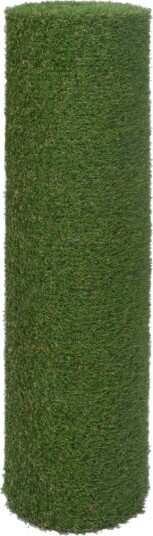 vidaXL Kunstgress 1x15 m/20 mm grønn