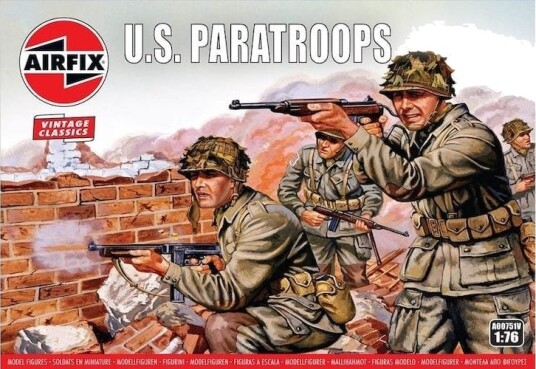 Airfix 1/76 U.S. Fallskjermsoldater Modellbygging - Vintage Classics Airfix 1/76 U.S. Fallskjermsoldater Modellbygging - Vintage Classics