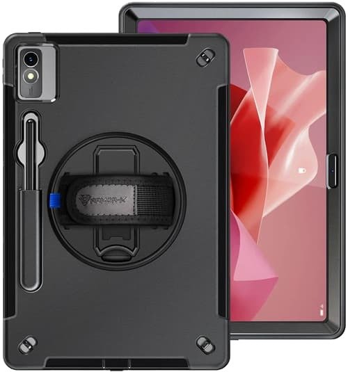 Armor x Rainproof Military Grade Rugged Case With Hand Strap And Kick stand Lenovo Tab P12 Sort