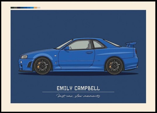 Sport Car Personal 5 Plakat Plakat / 100x150cm Sport Car Personal 5 Plakat Plakat / 100x150cm