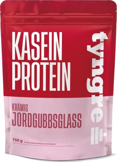 Tyngre Kaseinprotein Smak 750 g Jordgubbsglass Tyngre Kaseinprotein Smak 750 g Jordgubbsglass