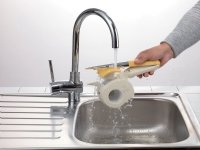 Ariete 0457 Elektrisk rivjern Sand Hvit Metall Plast CE Brød Ost Sjokolade Frukt Nøtter Batteri
