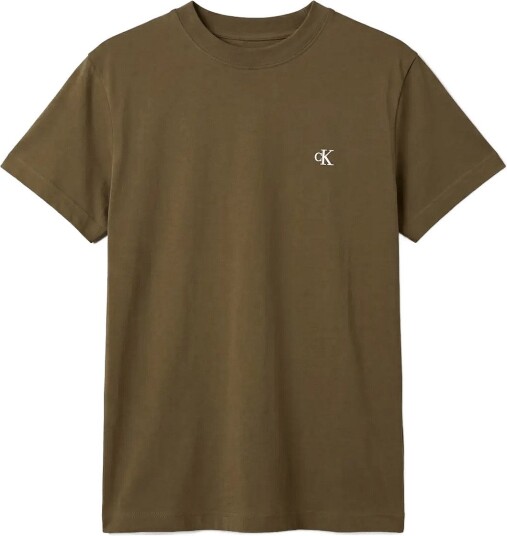 Calvin Klein Jeans Ls Cl 350Terry Mongrm Cn Swtshrt Khaki green XXL
