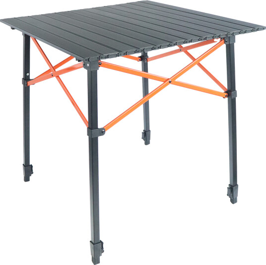 BÅL Campingbord   Justerbart   Aluminium   70x70x70/85 cm