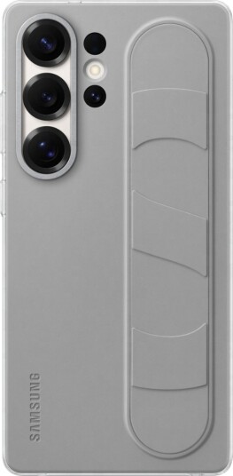 Samsung Galaxy S25 Ultra Standing Grip Deksel Grå med Bordstøtte