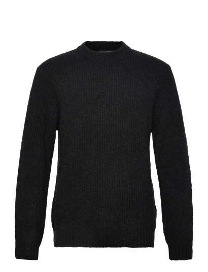Lindbergh Structure Knit Jumper   Black   L