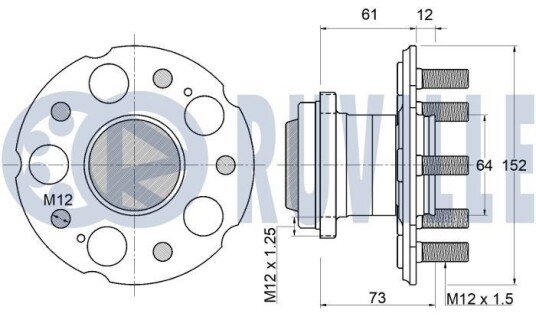 Stabilisatorstag RUVILLE 918474 Stabilisatorstag RUVILLE 918474