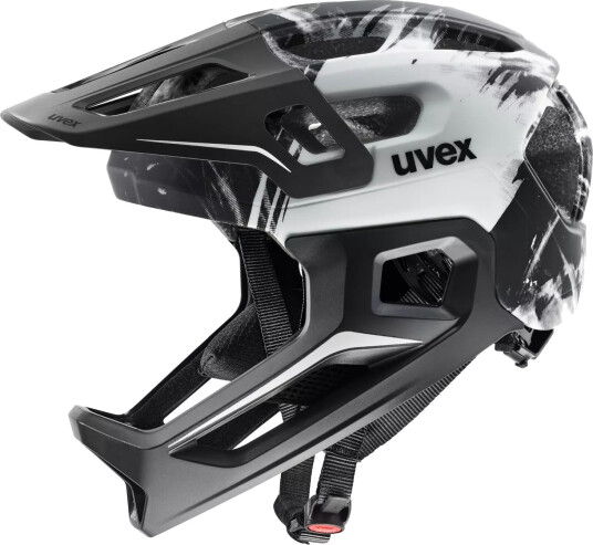 Uvex React Jr Fullface Hvit/Sort