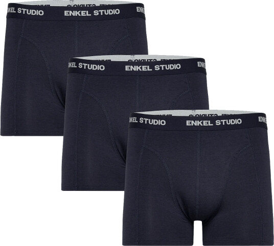 Enkel Studio Boxer Bambus 3Pack Eskarlo Navy XXXL