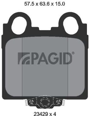 PAGID T1475N Bremseklosser PAGID T1475N Bremseklosser