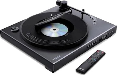 MIXX Analog Plus Platespiller og CD-Spiller Svart MRRP-85-BK-582 MIXX Analog Plus Platespiller og CD-Spiller Svart MRRP-85-BK-582