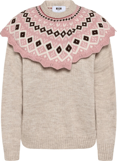 MSGM Maglia/Sweater   Beige   L