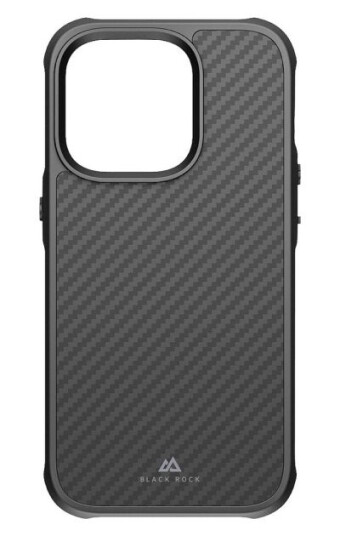 Black Rock Cover Robust Carbon Für Apple Iphone 14 Pro, Schwarz (00215176)
