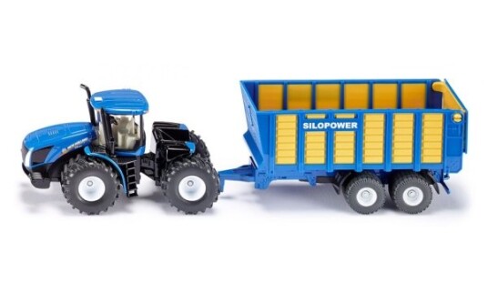Siku 1:50 Tractor With Silage Trailer Siku 1:50 Tractor With Silage Trailer