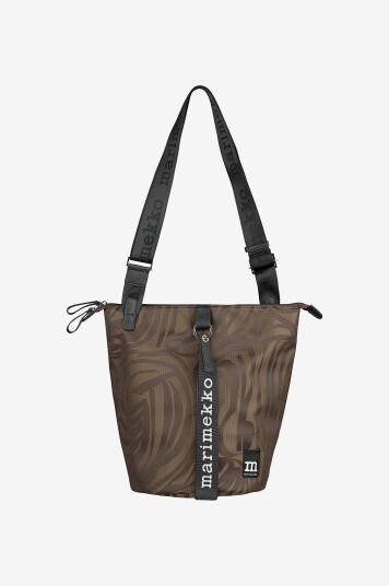 Marimekko Veske All Day Bucket Jokuraita Brun