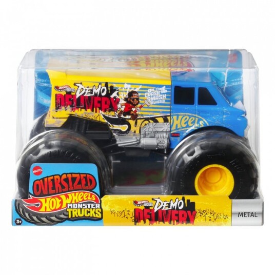 Hot Wheels Monster Trucks 1:24 Die Cast Demolevering Hot Wheels Monster Trucks 1:24 Die Cast Demolevering