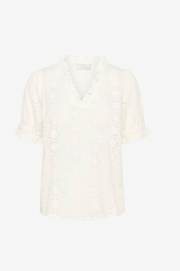 KAFFE   Bluse kaDona Blouse   Hvit