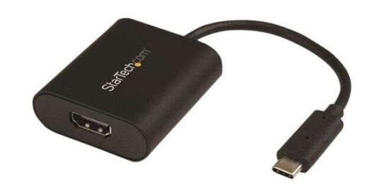 StarTech USB-C til HDMI Adapter 4K 60Hz med Presentasjonsbryter - Svart