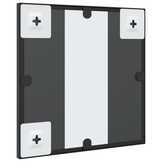 vidaXL Veggspeil svart 30x30 cm buet jern vidaXL Veggspeil svart 30x30 cm buet jern