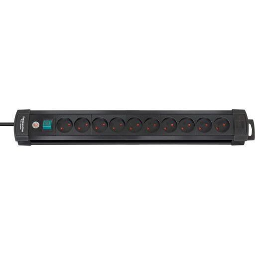 Brennenstuhl 10 way Extension Socket 3m Black Brennenstuhl 10 way Extension Socket 3m Black