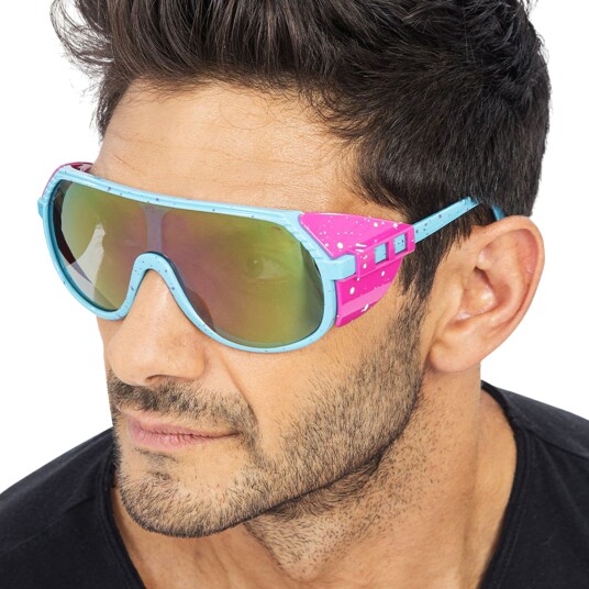Chaks Festivalbriller Retro Rave Blå Rosa 14552
