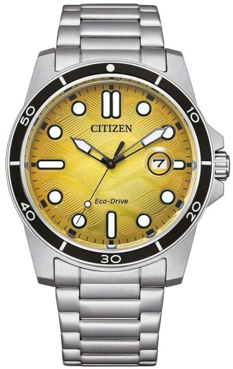 Citizen Herreklokke AW1816 89X Eco Drive Gul/Stål Ø41.5 mm Citizen Herreklokke AW1816 89X Eco Drive Gul/Stål Ø41.5 mm