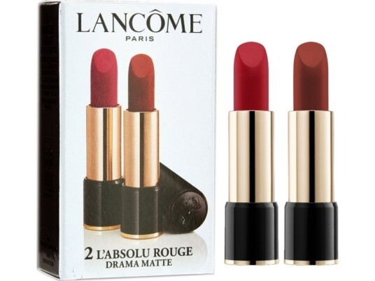 Lancome Set Duo Lancome L`Absolu Rouge Matt Cream Lipstick 290 Drama 2 Stk 3,4 G For Damer Lancome Set Duo Lancome L`Absolu Rouge Matt Cream Lipstick 290 Drama 2 Stk 3,4 G For Damer