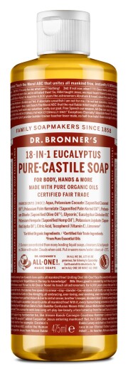 Dr. Bronner's Liquid Soap Eukalyptus 475ml Dr. Bronner's Liquid Soap Eukalyptus 475ml