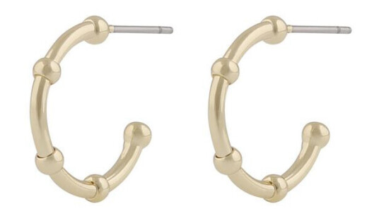 Snö Of Sweden Gina Small Oval Earring Plain Gold Onesize Snö Of Sweden Gina Small Oval Earring Plain Gold Onesize