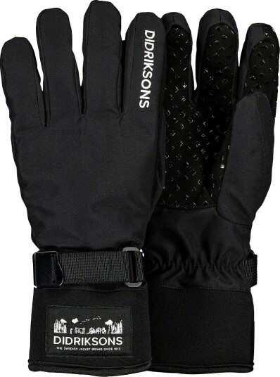 Didriksons   Hansker Lovas Five Finger Glove   Svart
