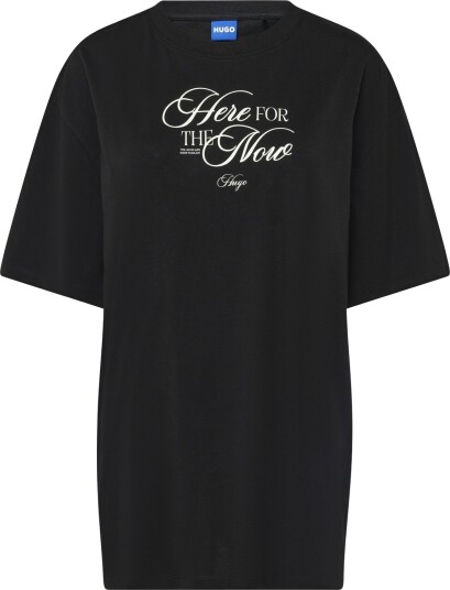 HUGO BLUE Oversized Tee_B_15 Black M