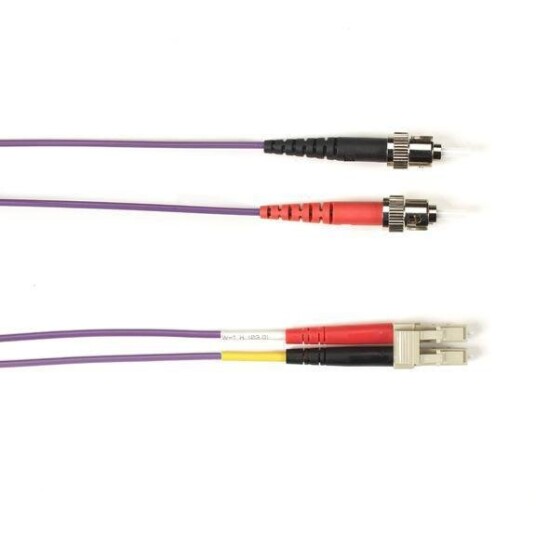 BLACK BOX OM4 MM FO PATCH CABLE DUPLX, PVC, VIOLET, STLC