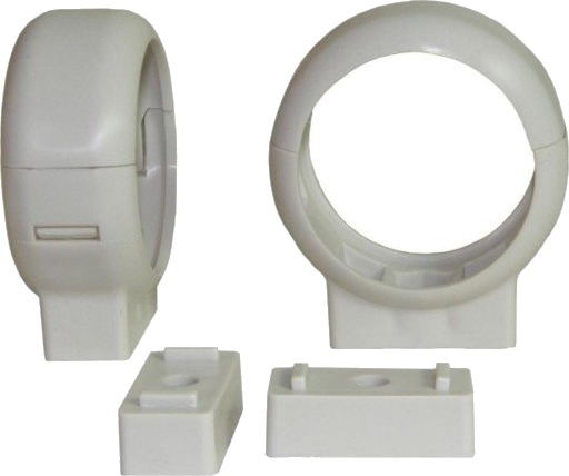 Smartline 50 mm PP klammer off white