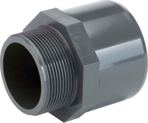 TP PVC-U d50-63-2" overgangskobling