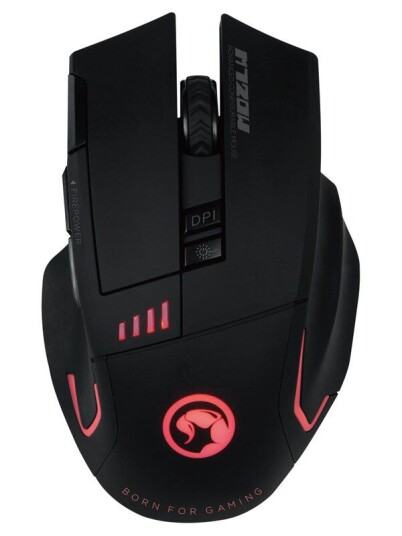 Marvo Mouse. Wireless. Black - Mus - Optisk - 8 - Svart Marvo Mouse. Wireless. Black - Mus - Optisk - 8 - Svart