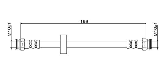 Bremseslange METZGER 4111620