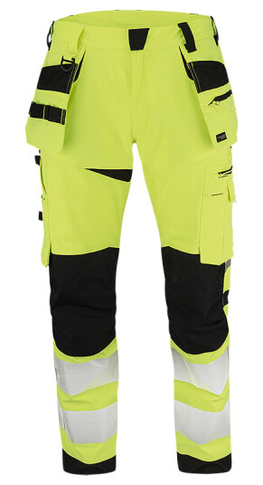 Texstar FP53120991240 Arbeidsbukse Hi-Vis gul/svart Hi-Vis gul/svart, Klær