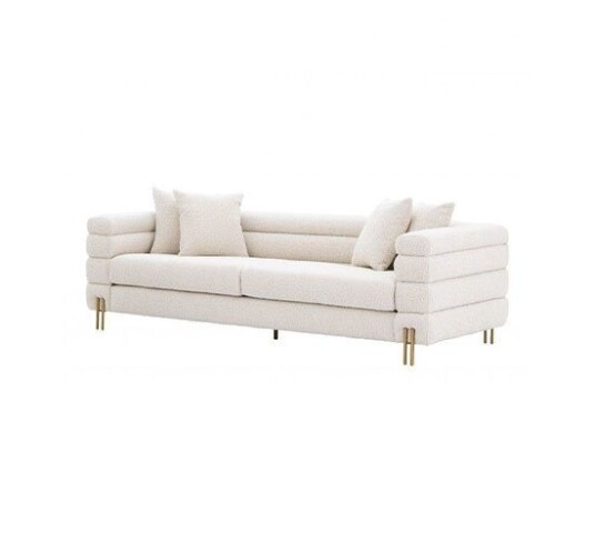 York sofa, bouclé, kremfarget