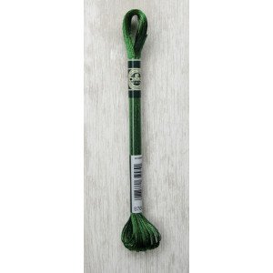 DMC Mouliné Satin Floss Broderigarn 700 Grønn