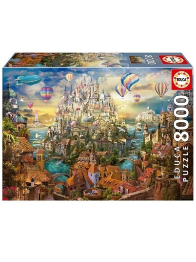 Educa Puzzle 8000 pcs Dream Town