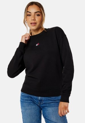 TOMMY JEANS BXY XS Badge Crew BDS Black M