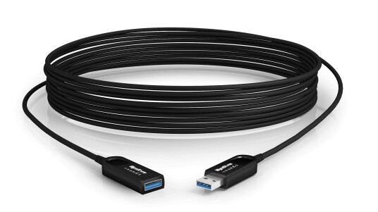 WYRESTORM CAB-UAOC-15-C, USB 3.2 gen 2 AM-AF 10Gbps Active Optical Extension Cable 15m