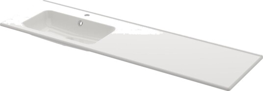 Svedbergs Nerby Møbelservant 161x46 cm, 1 blanderhull, Venstre, Hvit Svedbergs Nerby Møbelservant 161x46 cm, 1 blanderhull, Venstre, Hvit