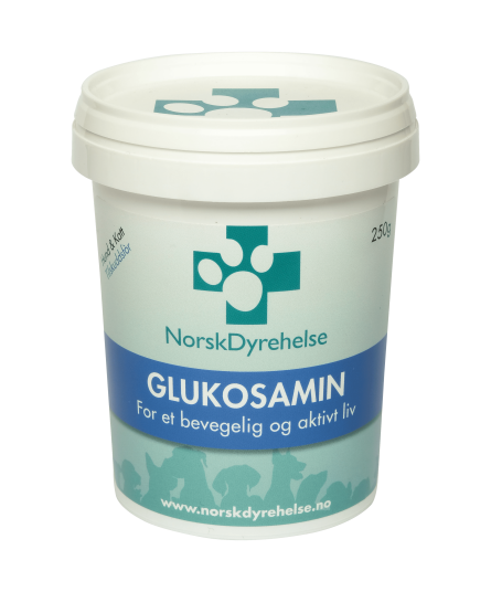 Norsk Dyrehelse Glukosamin Kosttilskudd Hund 250 G Norsk Dyrehelse Glukosamin Kosttilskudd Hund 250 G