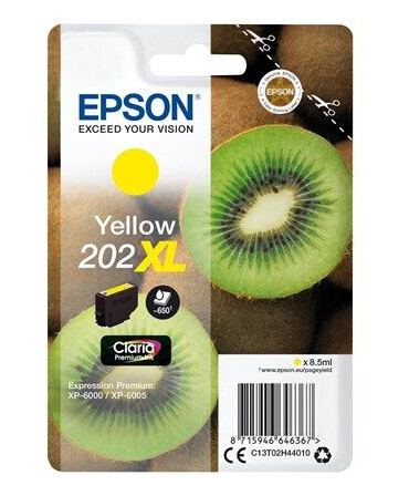 Epson 202XL - XL - gul - original - blækpatron - Blekkpatron Yellow