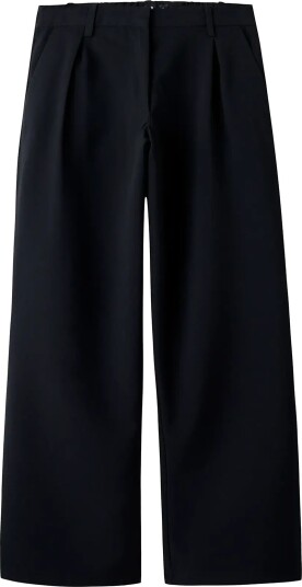 LMTD Nlfluis Nw Pleat Wide Pant Noos Black 140