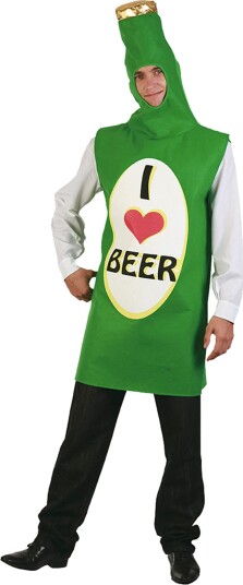 Hisab Joker I Love Beer Kostyme One-size 90891
