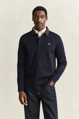 Gant Cord Collar Rugger Navy M