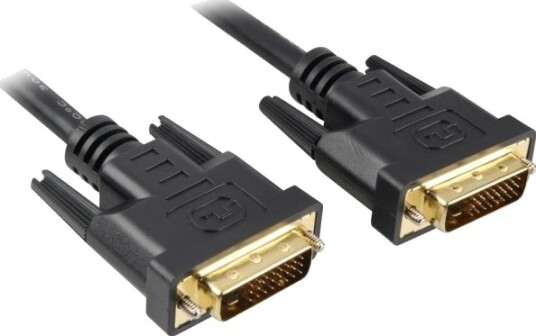 Premiumcord DVI D DVI D Kabel 10m Svart KPDVI2 10